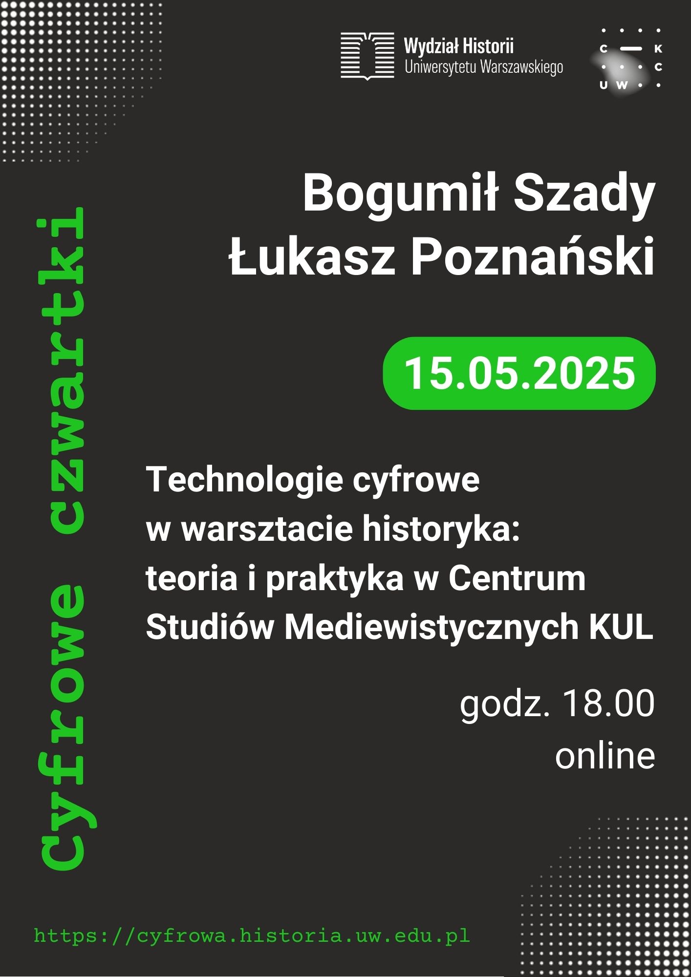 Plakat cyfrowy czwartek